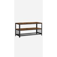 Mesa de Bar Rectangular Estrecha Mesa de Cocina de Metal Robusto con Marco 100 x 40 x 90 cm - details 11