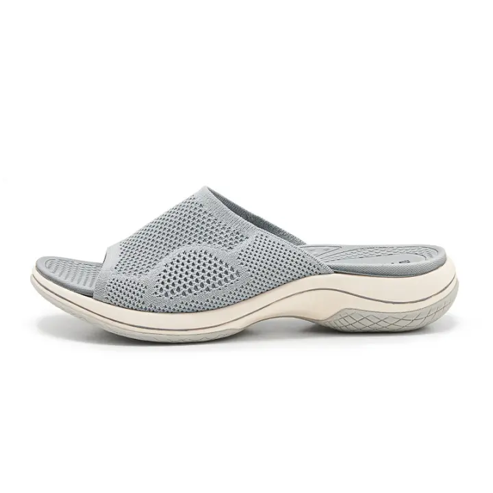Sandalias tejidas voladoras para mujer, versátiles, casuales, cómodas y transpirables - 1