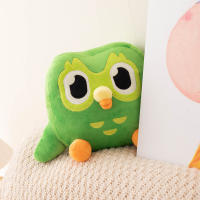 Juguete de peluche Duolingo verde de 30cm, muñeco de búho de Anime de dibujos animados, Animal de peluche suave, regalo de cumpleaños para niños - details 4