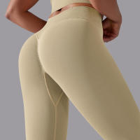 Pantalones de yoga sin costuras para mujer, ropa deportiva Fiess, leggings de cintura alta, pantalones de ejercicio para correr, 11 colores - details 34