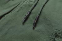 Pantalones Cargo de Algodón 100% para Hombres Cintura Elástica, Múltiples Bolsillos, Estilo Táctico Militar de Verano - details 9