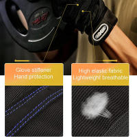 Guantes de entrenamiento para hombre y mujer, envolturas de muñeca, levantamiento de muñeca, para Fitness, entrenamiento, protección completa de La Palma, 1 par - details 10