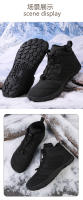 Botas de nieve de lana gruesa, zapatos individuales impermeables y antideslizantes, zapatos de algodón antideslizantes para usar descalzo. - details 25