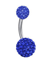 Piercings para el cuerpo, joyería de acero con diamantes de imitación para el ombligo, anillo de barra, Bola de lentejuelas, piercing para el cuerpo, 1 ud., envío directo - details 18