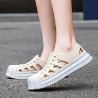Agujero zapatos pareja ocio al aire libre versión coreana playa transpirable antideslizante suela suave hueco sandalias lluviosas - details 37