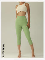 Pantalones Capri de melocotón móvil, pantalón de Yoga de cintura alta, suave, Fitness, recortado con bolsillo, ACT - details 12