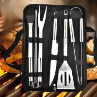 Juego de Horno de Acero Inoxidable Herramienta Combinada para Barbacoa al Aire Libre - details 1