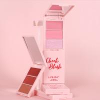 HANDAIYAN Resaltador de Contorno 3 en 1, Paleta de maquillaje, Resplandor Mate, Iluminador pigmentado, bronceador, 3 Colores - details 12