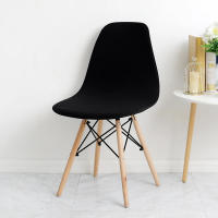 Funda de silla de concha de Color sólido, fundas elásticas baratas para sillas con respaldo corto, fundas de asiento de comedor impresas para el hogar, Bar, Hotel, fiesta y banquete - details 4