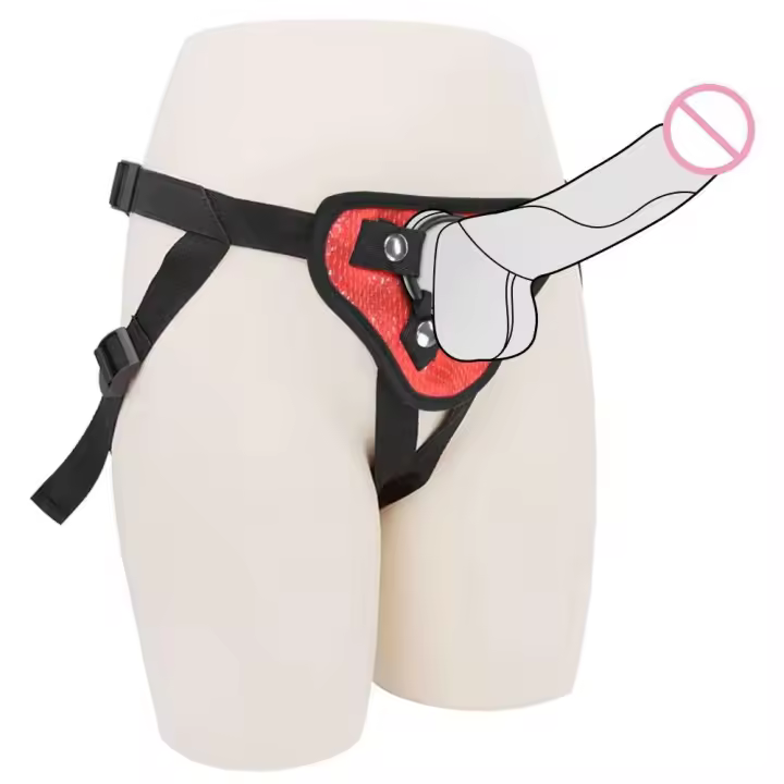 Leten Correa Ajustable Correa de Pegging sin Almohadilla para Parejas Juguete para Adultos de Placer Sensual Adecuado para Varios Dildos - 1