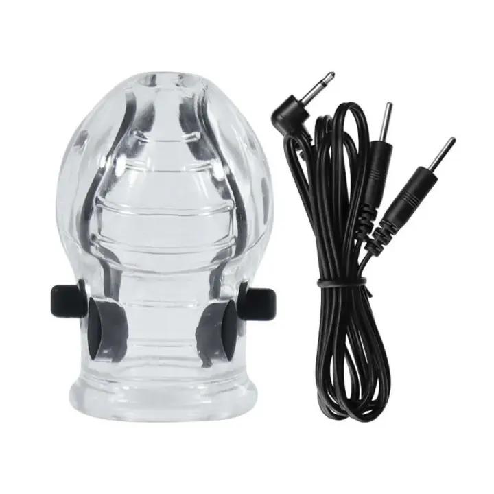 Anillo de Estricto Eléctrico para Hombres 8 Modos de Vibración para Estrechamiento y Fortalecimiento de la Piel Juguetes Sensuales para Parejas - 1