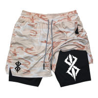 Pantalones Cortos de Verano para Hombres 2 en 1 Gimnasio Athletico Secado Rápido - details 2