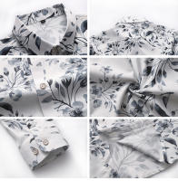 Camisas Casuales para Hombres Impresión de Moda, Elástica, Sin Hierro, Talla Grande - details 14