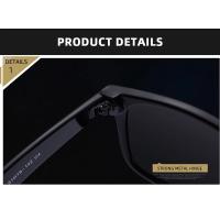 Gafas de Sol Polarizadas Cuadradas Clásicas Gafas de Sol Negras Retro para Hombres y Mujeres - details 3
