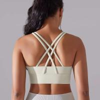 Hamidou-Sujetador de Yoga con espalda cruzada para mujer, ropa interior deportiva absorbente de golpes, correas de hombro cruzadas, Top corto de Fitness, deportes a prueba de golpes - details 53