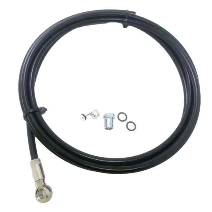 Kit de manguera de freno de 2 metros para bicicleta, tubo de línea Mega para fórmula R1 R1R Ro Rx T1 + aguja de aceite + oliva + anillos de goma - 1