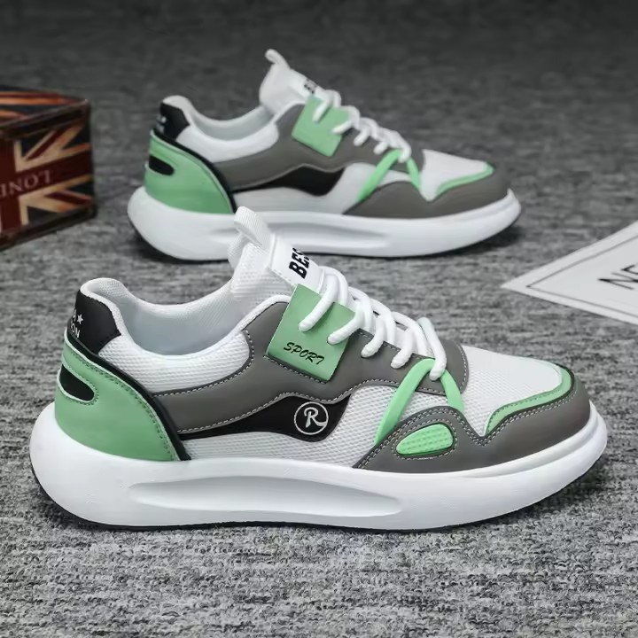 Zapatos de hombre 2025 nuevo otoño e invierno malla baja parte superior deportes Forrest Gump zapatos versátiles plataforma casual zapatos de moda de papá de los hombres zapatos para correr - 1