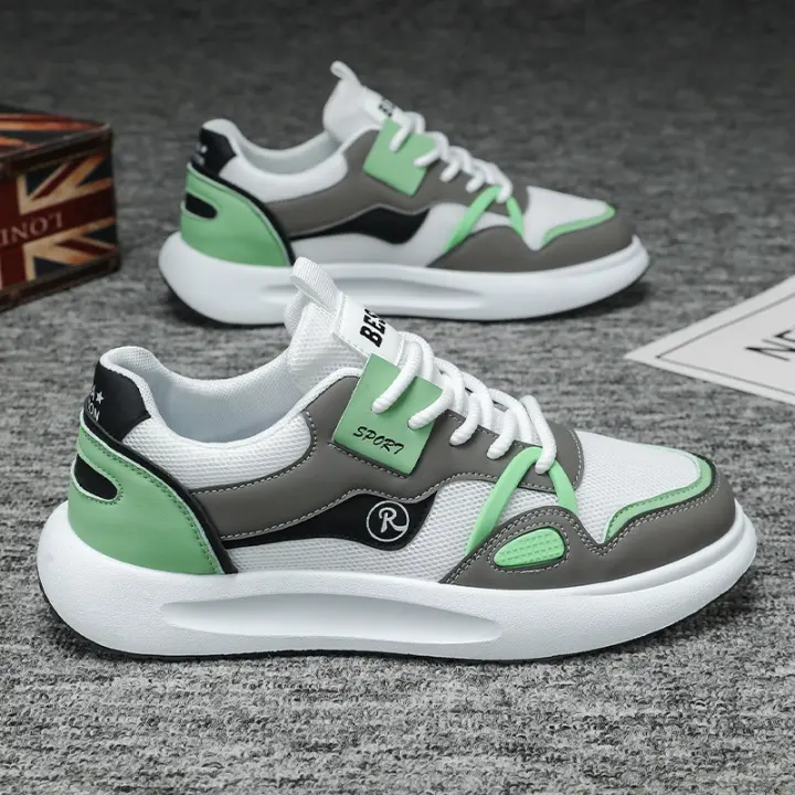 Zapatos de hombre 2025 nuevo otoño e invierno malla baja parte superior deportes Forrest Gump zapatos versátiles plataforma casual zapatos de moda de papá de los hombres zapatos para correr - 1