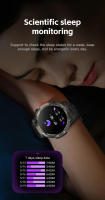 LIGE 2025 nuevo reloj inteligente Bluetooth llamada hombres pantalla completa táctil Monitor de salud reloj con linterna Smartwatch para IOS Android - details 12
