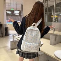 Mochila con lazo de nailon, bolso escolar ligero de gran capacidad para estudiantes, bolsa de almacenamiento, bolso de hombro para adolescentes de estilo japonés, viaje - details 5