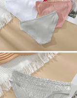 Ropa Interior de Algodón Para Mujer, Bragas de 1 piezas en M-XL, Rosa Gris, Blanco, Negro, Calzoncillos de Tiro Bajo, Lencería Suave y cómoda - details 5