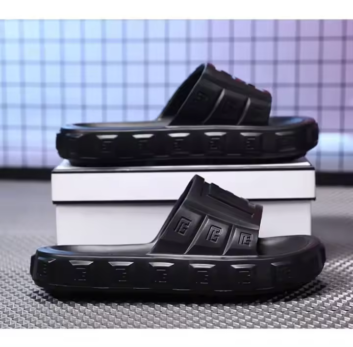 Nuevas Zapatillas de Verano Informales para Hombre Zapatillas de Piscina Antideslizantes con Suela Gruesa Secado Rápido con Suela Más Gruesa - 1