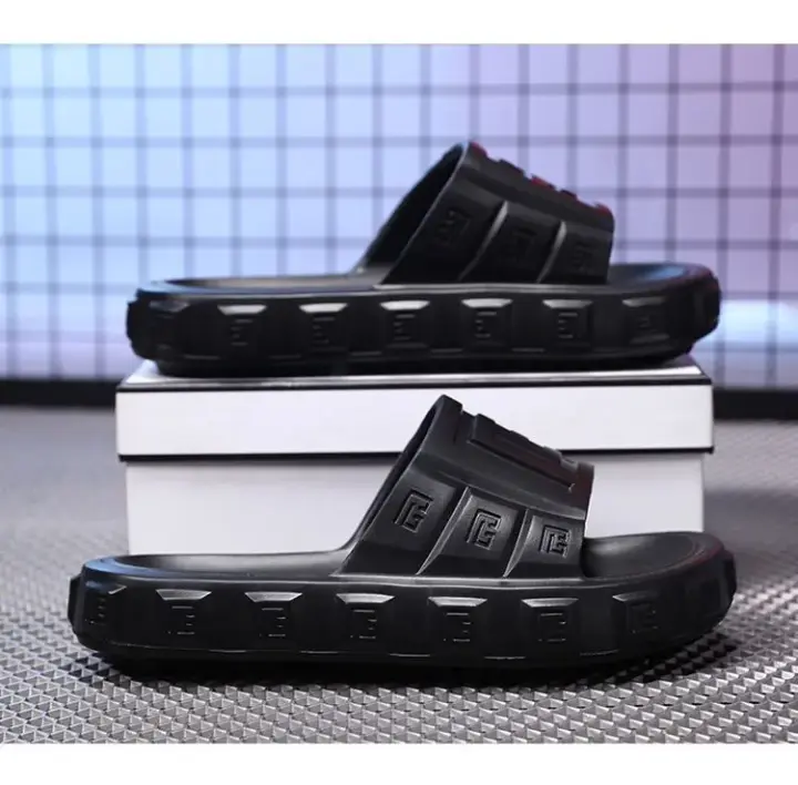 Nuevas Zapatillas de Verano Informales para Hombre Zapatillas de Piscina Antideslizantes con Suela Gruesa Secado Rápido con Suela Más Gruesa - 1