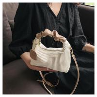 Bolso de Mano de Rayas Cinteladas Bolso de Verano de Moda para Mujeres - details 8