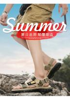 Zapatillas de Cuero Genuino para Hombres Estilo Romano Casuales para Exteriores - details 12