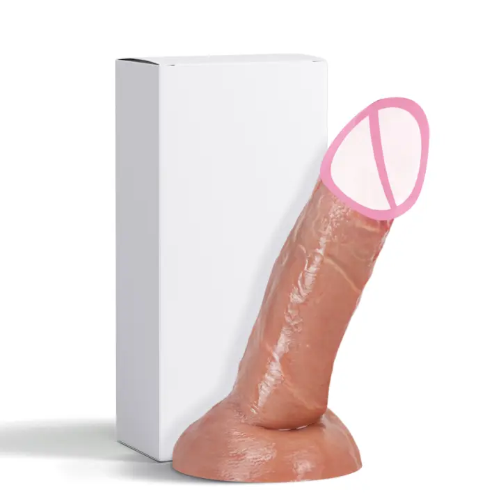 Consolador de silicona realista para mujer, potente estimulación Vaginal femenina, pene enorme con ventosa, Juguetes sexuales, suministros para adultos - 1