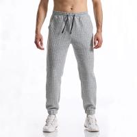 Grille Design tissu hommes pantalons de Sport décontractés pantalons de Sport de gimnasia para hombres survêfun pantalons de survênement entrenamiento Jogging pantalons longs - details 9