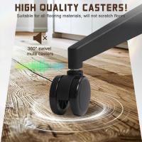 Ergonómica, Silla de Escritorio con Reposacabezas Ajustable, Reposabrazos, Soporte Lumbar, Altura Regulable y Oscilación de 90 ° -120 ° , Silla Giratoria Capacidad de Peso 150kg - details 6