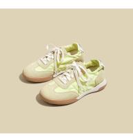 Aumento de altura interior 6 cm ballet zapatos de entrenamiento de las mujeres tamaño pequeño plataforma de cuero casual deportes Forrest Gump zapatos - details 27