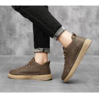 Zapatos Casuales de Cuero Primavera De Los Hombres Transpirable, Impermeable, Versátil - details 6