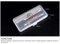 Caja de Almacenamiento Vacía para Herramientas de Uñas KADS Rectangular Doble Capa Bandeja para Pinza Tijeras Cepillo Limpiador de Uñas - details 2