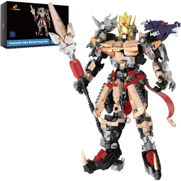 Set de Construcción de Robot Mech Figuras de Acción de Mecha Guerra Cool Warrior con Articulaciones Móviles Regalos Creativos para Adultos 1650 Piezas - 1