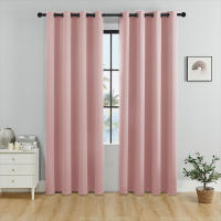 Cortinas Opacas de 2 Piezas para salón, Cortinas térmicas aislantes, frío y Calor para Dormitorio con Ojales Gris Claro - details 23