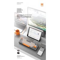 K68 Teclado mecánico inalámbrico Bluetooth de doble modo Bloque de color personalizado para juegos Teclado mecánico intercambio en caliente - details 3