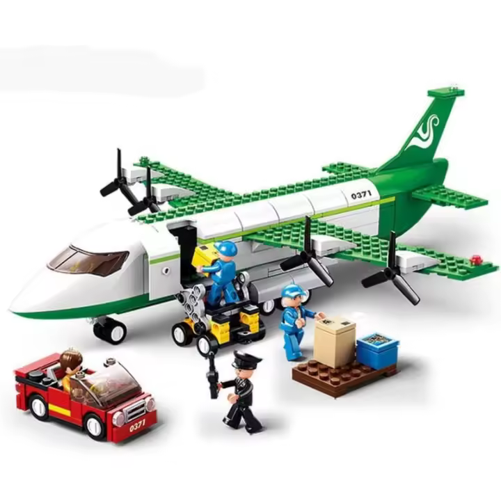 Bloques de construcción Estación de avión de ciudad Juguete para niños de 6 a 12 años, Kits de construcción de aeropuerto de ciudad Juguetes para niños Learning STEM Ladrillos Helicóptero Regalo de cumpleaños para niños de 6 a 12 años (463 piezas) - 1