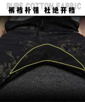 Conjunto táctico de invierno para hombre, traje militar impermeable a prueba de viento para exteriores, chaquetas con capucha de concha suave con múltiples bolsillos, pantalones de trabajo de piel de tiburón - details 25