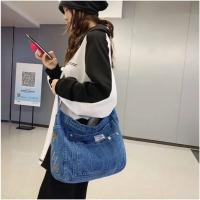Bolso de Denim Vintage Bolso de Hippie Callejero Retro con Múltiples Bolsillos para Mujeres - details 2