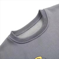 Sudadera con capucha de felpa cálida para mujer, cuello redondo, holgada, estampada, otoño e invierno, novedad de 2023 - details 5