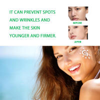 Centella asiática protector solar protección de verano hidratante transparente bloqueo de humedad crema protectora de aislamiento suave - details 3