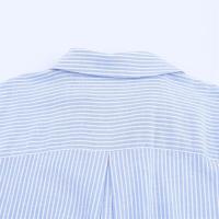 Camisa holgada de manga larga informal a rayas con cuello en V y botonadura sencilla, novedad de verano 2025, moda para mujer - details 4