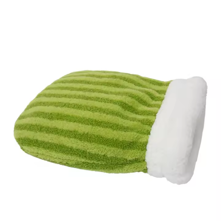 Saco de dormir creativo y cálido para gatos, tipo bolsillo, túnel semicerrado, nido para gatos, cómoda cama gruesa para gatos para invierno, hogar - 1