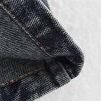 Chaleco Corto de Denim sin Mangas y espalda descubierta Top de Verano para Mujeres con Decoración de Bolsillo - details 8