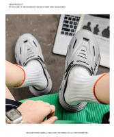 Sandalias para hombres nueva tendencia ligera suave cómoda parte inferior gruesa que aumenta el exterior impermeable antideslizante toboganes de playa conducción zapatillas de doble uso para hombres - details 17