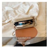 Bolso de mano de paja de moda para mujer, bolso de hombro tipo bandolera de cuerda de alto valor, novedad de verano - details 3