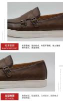 Mocasines de cuero auténtico para conducción profesional, zapatos informales para hombre, mocasines para hombre, Hotel cuadrado italiano - details 3