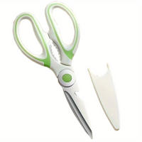 Tijeras de cocina de acero inoxidable, tijeras para alimentos, tijeras resistentes para huesos de pollo, tijeras versátiles y afiladas para carne, tijeras para el hogar, 1 ud. - details 9